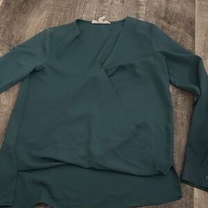 BCBG Elegant Teal Women's Blouse